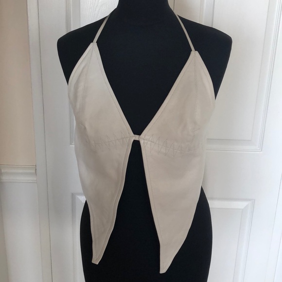 Leather top - Picture 1 of 2